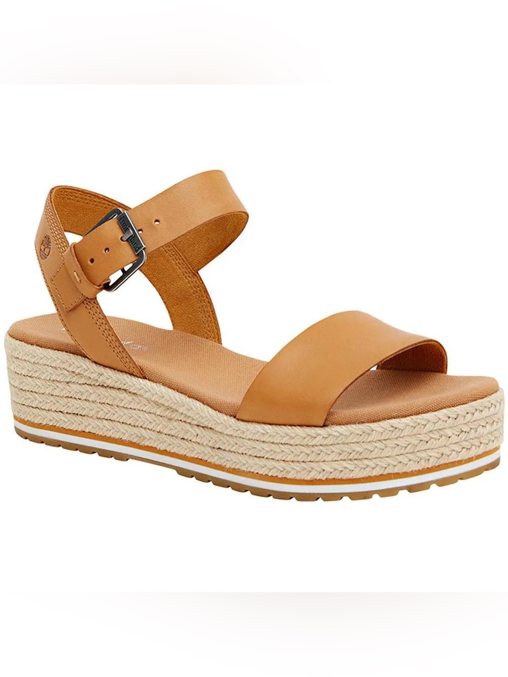 Timberland Ortholite Santorini Sun Tan Wedge Sandals Size 8.5